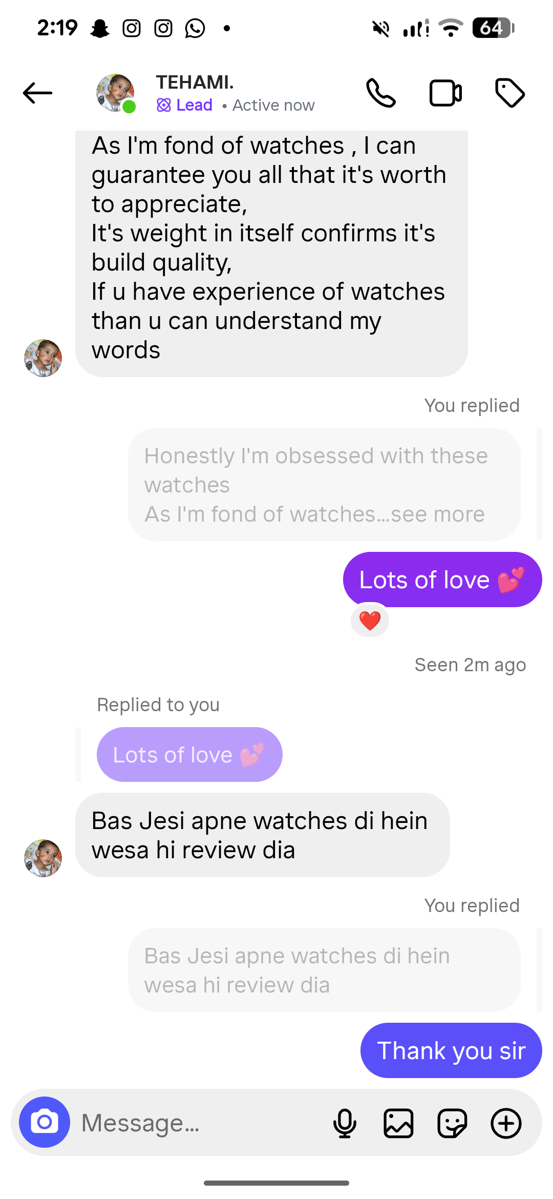 Customer Review