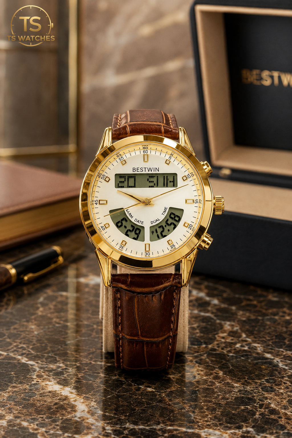 Bestwin Dual time Watch